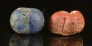 Two ancient Hellenistic monochrome glass beads 341MAb